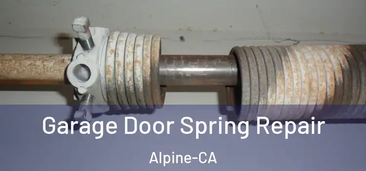 Garage Door Spring Repair Alpine-CA