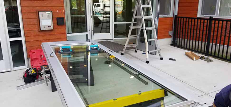 storefront door glass replacement Alpine